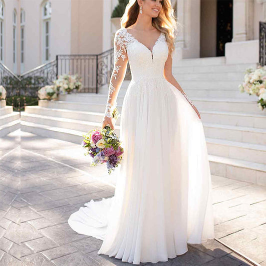 Wedding Dress | Elegant Chiffon